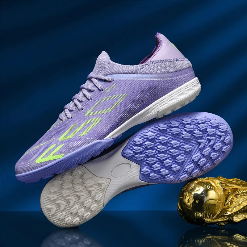 New Men Football Boots Non-Slip Match Grass Cleats High-top High-quality Soccer Shoes Futsal Sneakers Indoor Hot-selling Outdoor