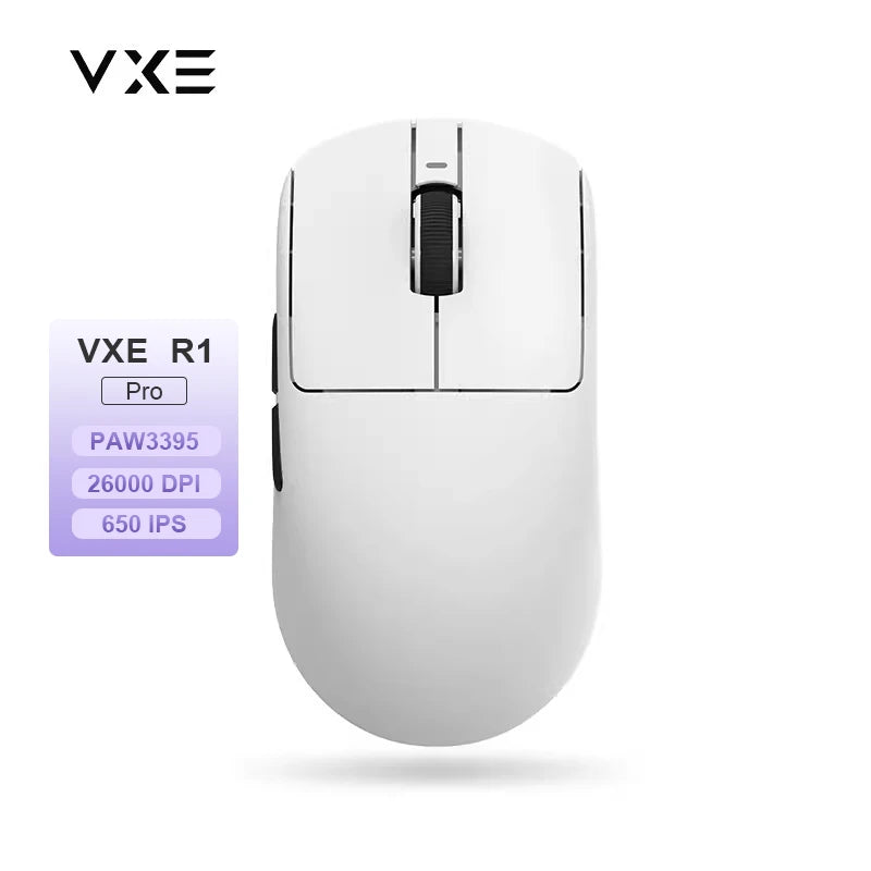 ATK VXE Dragonfly R1 Pro MAX Wireless Gaming Mouse, PAW3395 Wireless Gaming Mouse, Ultra-Lightweight Rechargeable Esports FPS Mouse with 26,000 DPI