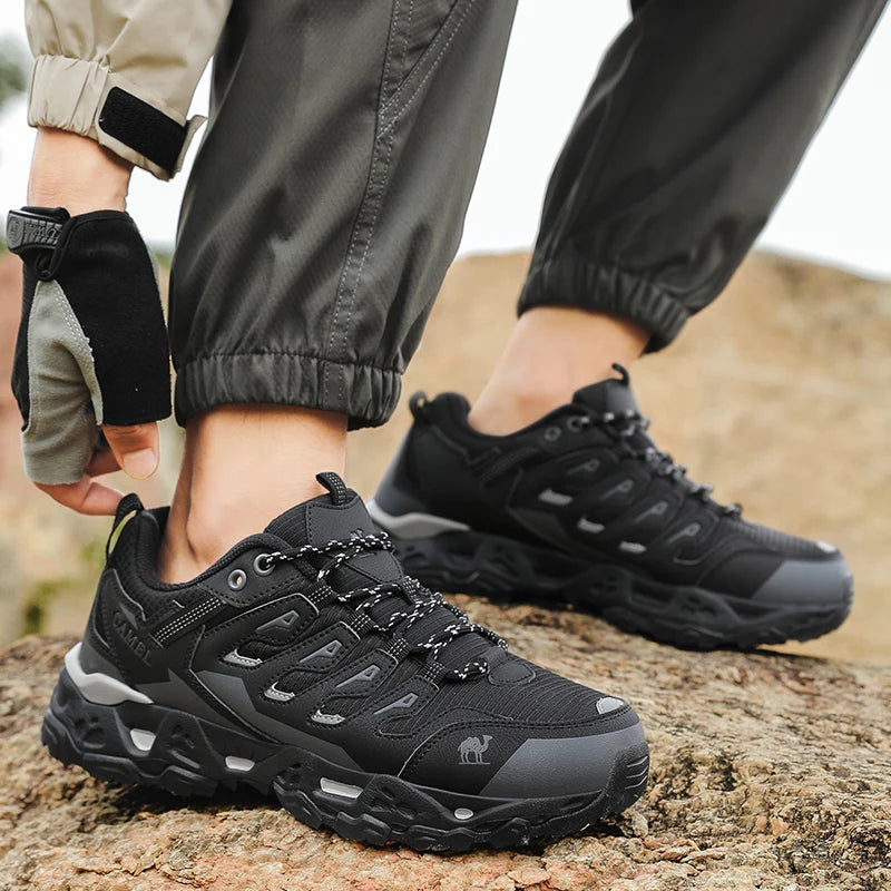 Men Women Hiking Shoes Non-slip Trekking Outdoor Sneakers Sports Shoes Camping Training Jogging Breathable Climbing Trail Shoes