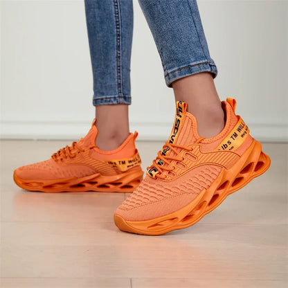 Hot Sale Pink Casual Sneakers Women Men Blade Shoes Big Size 46 Light Breathable Running Shoes Shoes Men Mesh Sports Sneakers