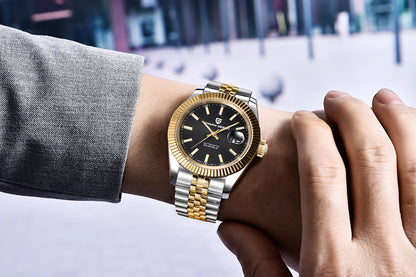 2026 New PAGANI DESIGN Watches Luxury Gold And Silver Mechanical Watches For Men Stainless Steel Sapphire Mirror Automatic Watch