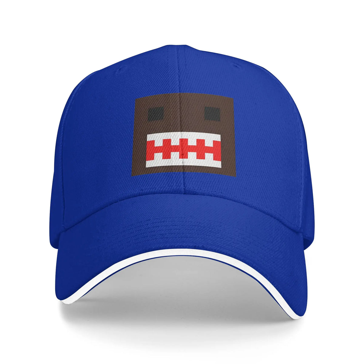 PIXEL Domo Kun Doll Face Sandwich Caps Men Women Hip-Hop,Baseball Caps Cute Funny Adjustable Fishing All seasons Hat