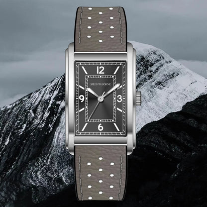 2025 New High Quaity 27MM Specht & Söhne Square Men's Watch Sweep VH31 Movt Steel Reloj Hombre Sapphire Crystal Waterproof