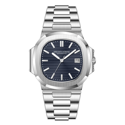 Specht&Sohne New Men's Watch Luxury Blue Sapphire Glass Japan Miyota 8215 Automatic Mechanical Stainless Steel Relogio Masculino