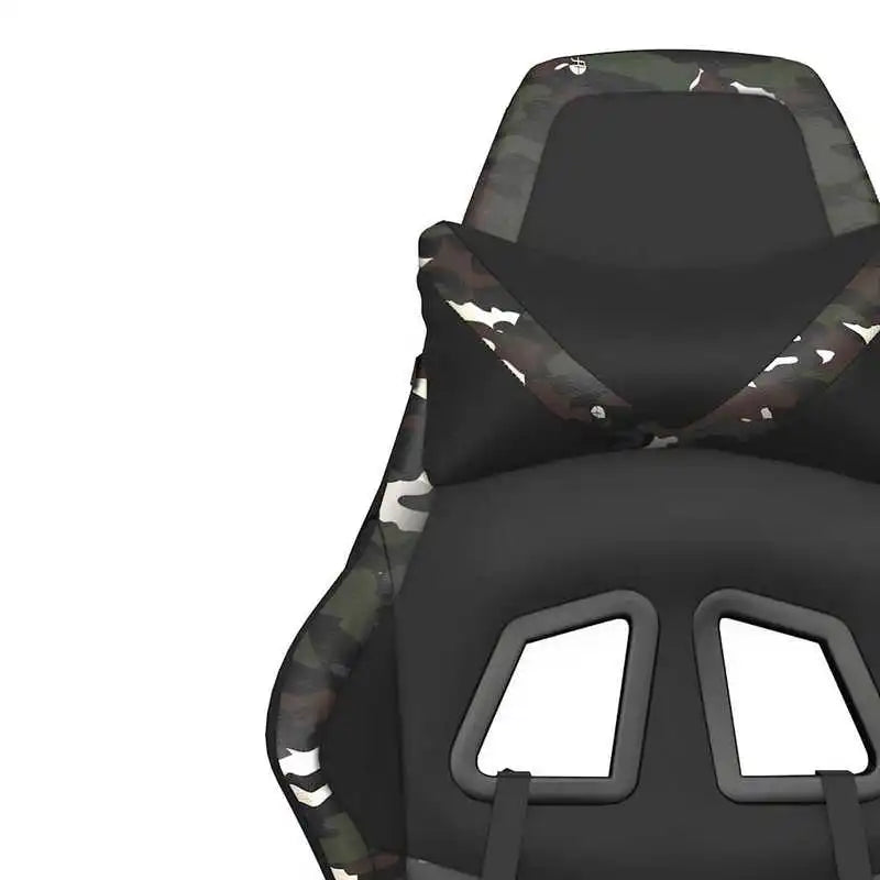 Gaming Chair with Massage Lumbar Support & Footrest, Adjustable Reclining Gaming Chair, 360° Swivel Ergonomic Gaming Chair for Office & PC Gaming