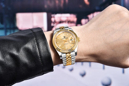 2026 New PAGANI DESIGN Watches Luxury Gold And Silver Mechanical Watches For Men Stainless Steel Sapphire Mirror Automatic Watch