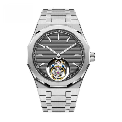 Raymondoya Men Flying Tourbillon Movement Mechanical Automatic Luxury Watches Wristwatches Skeleton Watch Brand For Man Sapphire