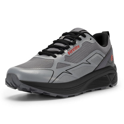 FitVille Non-Slip Trail Running Shoes Men's Sneakers Extra Wide Lightweight for Male Swollen Feet Arch Support Pain Relief