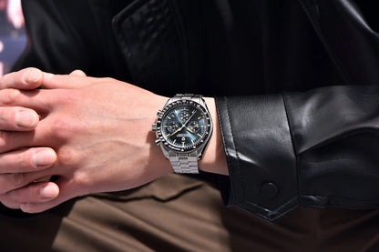 PAGANI DESIGN 2026 New CK2988 Moon Watches Retro Top Luxury Quartz Watch For Men Sapphire glass Speed Chronograph Wristwatch Men