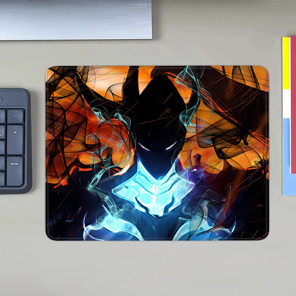 Oblíbená herní podložka pod myš s motivem komiksu Solo Leveling, XS malá podložka pod myš pro PC hráče, dekorace na stůl, kancelářská podložka pod myš, deskmat, kobereček