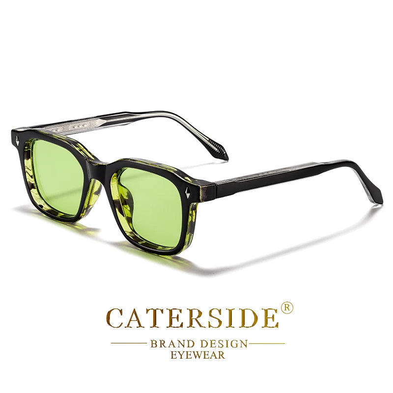 CATERSIDE Fashion Simple Men Sunglasses High Quality Brand Design Sun Glasses Women Outdoor Party Vacation Travel Eyeglasses