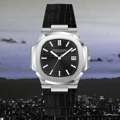 Specht&Sohne New Men's Watch Luxury Blue Sapphire Glass Japan Miyota 8215 Automatic Mechanical Stainless Steel Relogio Masculino