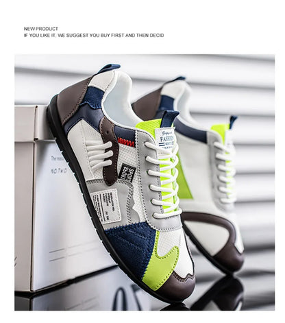 High Quality Shoes for Men Summer New Mesh Breathable Youth Leisure Running Sneakers Walking Men Shoes Light Sneakers Zapatillas