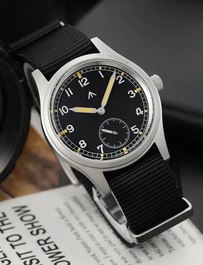 Militado D12 Quartz Watch Men VD78 Movement Domed Sapphire Crystal V2 Clear AR Coating Wristwatch 10Bar Water Resistance Watches