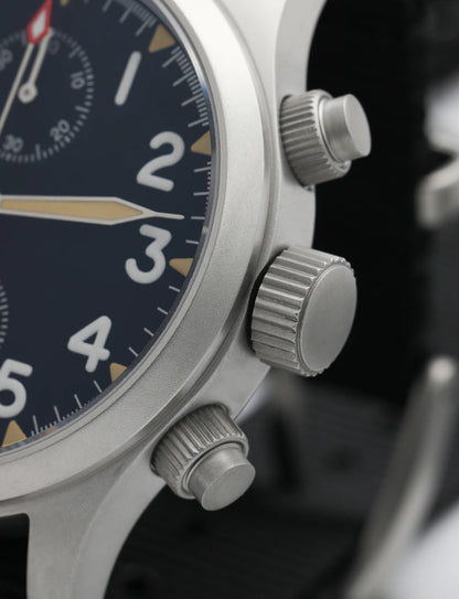 Militado ML1868 Watch - VK61 Quartz Movement 100m Waterproof Watches Men Stainless Steel Chronograph Sapphire Crystal Wristwatch