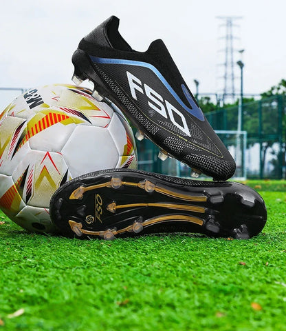 New Men Soccer Shoes Football Boots Non-Slip Boys Sneakers Hot-selling Grass Cleats High-quality Match Outdoor High-top Light