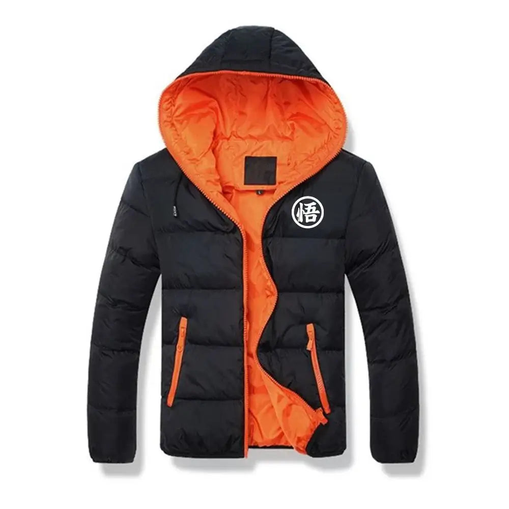 2026 Dragon Ball GOKU Anime Print Autumn And Winter Men's New Six-color Cotton-padded Warm Zipper Jackets Casual Fashion Coats, produit gaming premium Fraquane, produits de luxe, nouvelle génération, équipement gamer