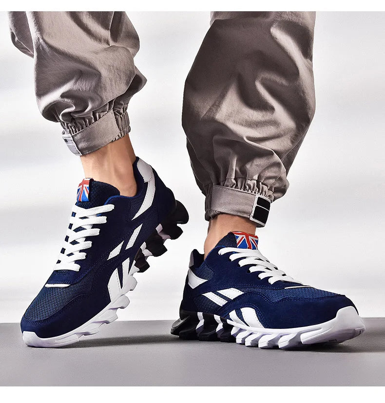 2026 new men's and women's running shoes breathable casual sneakers anti-slip vibration comfortable walking shoes 38-46