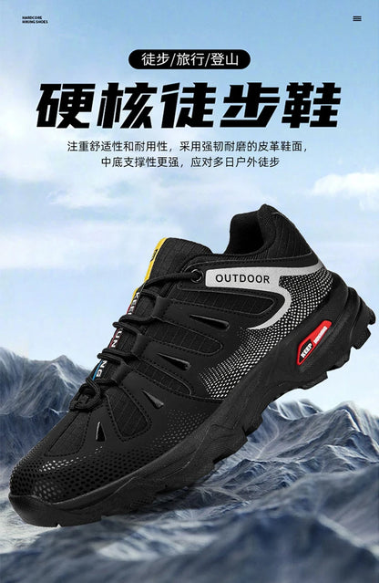 New Outdoor Men's Shoes Men's Anti Slip mountaineering Shoes Travel Hiking Adventure Footwear Fashionable Casual Sneaker