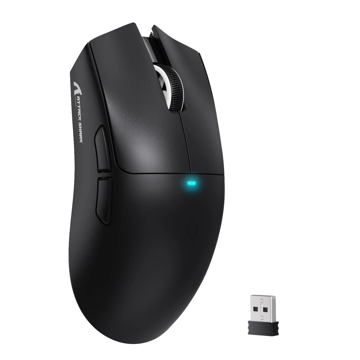 ATTACK SHARK X11SE vezeték nélküli gaming egér, tri-mode kapcsolat, 63g ultrakönnyű kialakítás PAW3311 érzékelővel, 22000 DPI, 300mAh akkumulátor, kettős meghajtó