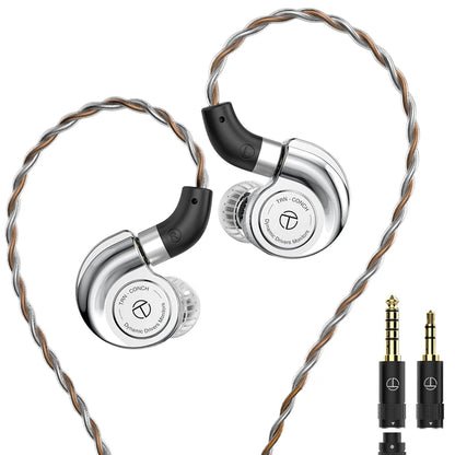 TRN Conch Lucky Bag Monitor In-Ear – Auricolari HiFi cablati dinamici DLC Diamond con filtri a ugello di accordatura per Xiaomi
