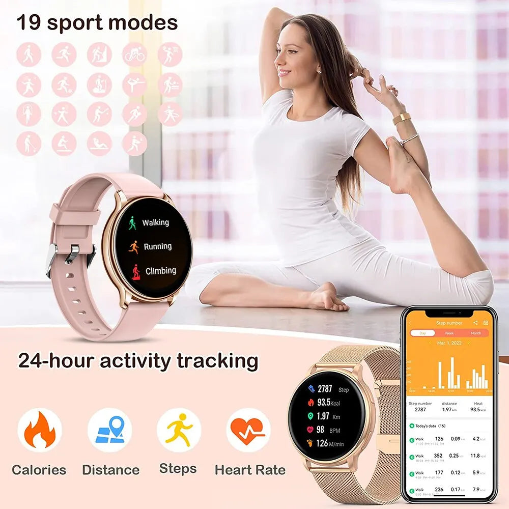MEVADEN Y22 Smartwatch for Men & Women  Bluetooth Calling, Heart Rate Monitor, Custom Dial, Fitness Tracker for Android & iOS