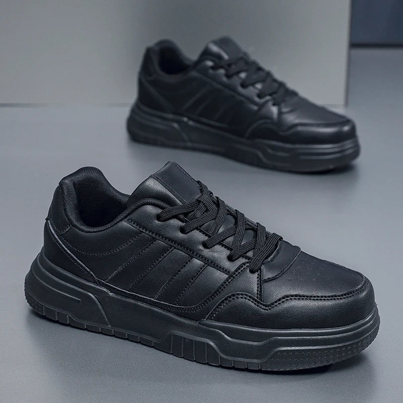 Plus Big Size 50 51 52 Mens Leather Sneakers Casual Sports Shoes Flat Skateboard Shoes Hot Sale For Dropshipping