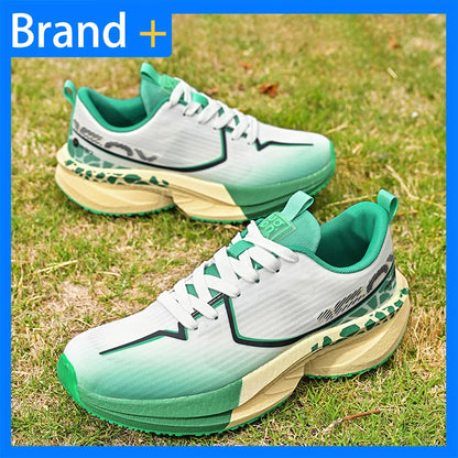 Mens Sports Shoes New Marathon Casual Sports Lightweight Running Shoes Youth Comfortable Mesh Cushioning Outdoor Fitness Shoes