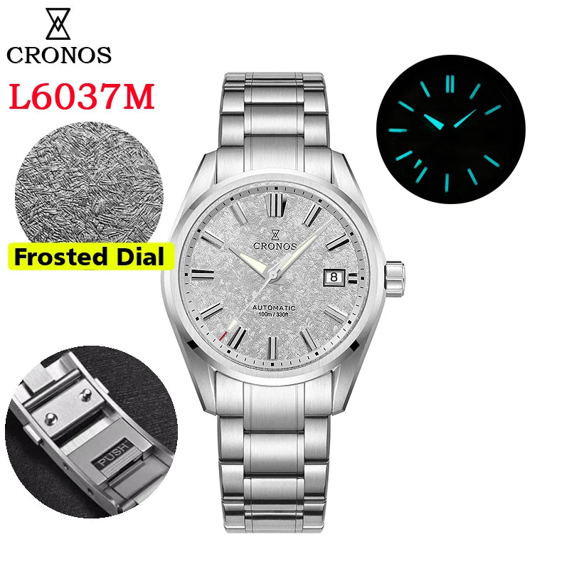 Montre automatique pour homme en acier inoxydable Case Shape: Round Case