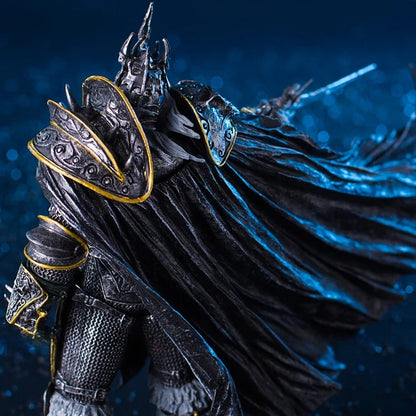 Figura anime de World of Warcraft de 36cm, periféricos de juego, 7.º Rey Exánime Illidan Stormrage, modelo decorativo de escritorio, regalos, juguetes para niños