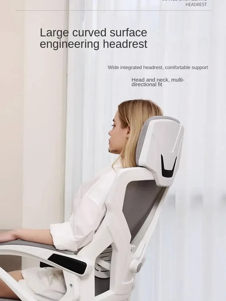 Ergonomic Computer Office Chair with Adjustable Height, Rotating Swivel Design, Comfortable Reclining Boss Chair for Home Office, Study & Gaming