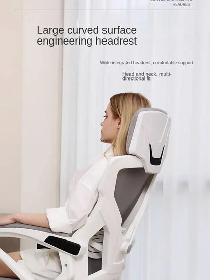 Ergonomic Computer Office Chair with Adjustable Height, Rotating Swivel Design, Comfortable Reclining Boss Chair for Home Office, Study & Gaming