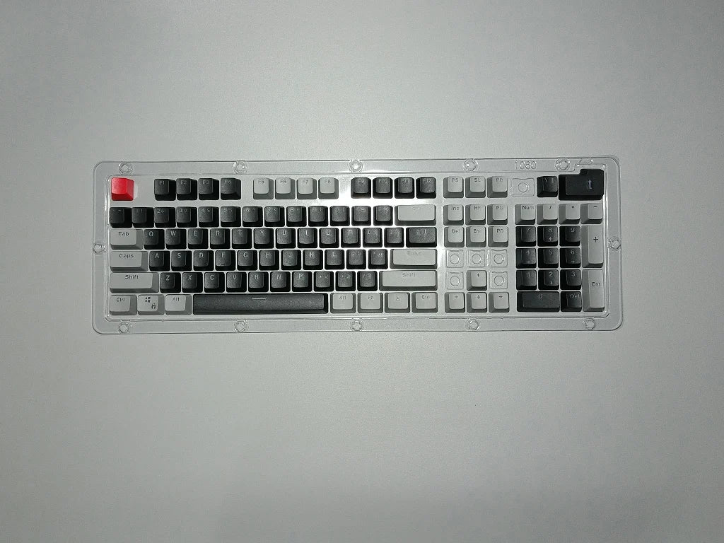 Good Pbt Oem Keycaps 61/87/104keys Custom RGB Player Backlit Double Shot Keycaps Gaming Accessories Ergonomic Teclado Pink/Black