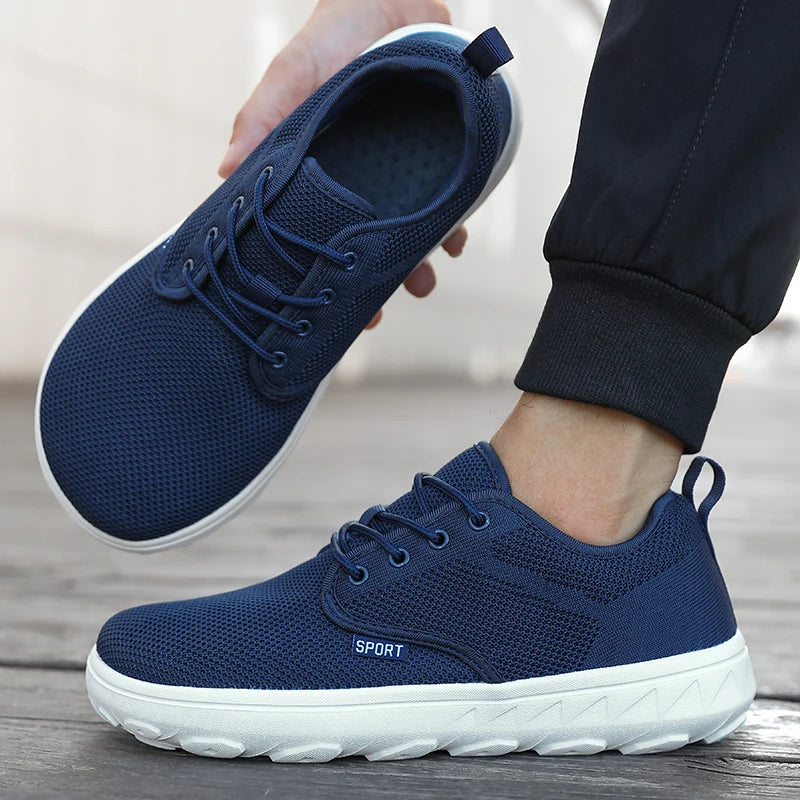 Lightweight Men's Sports Shoes with Wide Foot Mesh and Quick Drying Design, Breathable Outdoor Hiking Shoes for Women Trainers
