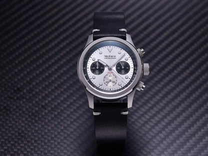 Milifortic 39MM Fashion Chronograph Watch Man R086 Retro C3Luminous Stainless Steel Waterproof 100M VK63 Quartz Watches For Man