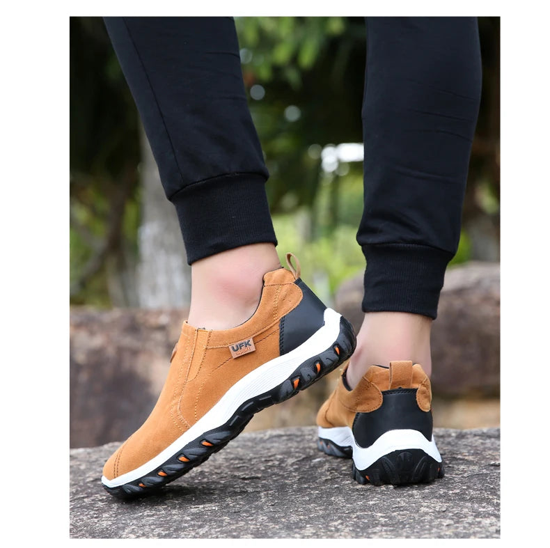 New Outdoor Hiking Camping Light Running Jogging Casual Sports Men's Shoes Non-slip Loafers Hiking Shoes Large Size 38-50