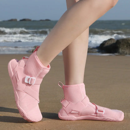 Outdoorové sportovní brodicí tenisky na turistiku, unisex plavecké boty do vody, vysoké barefoot aqua boty na pláž, fitness, potápění a surfování, sandály