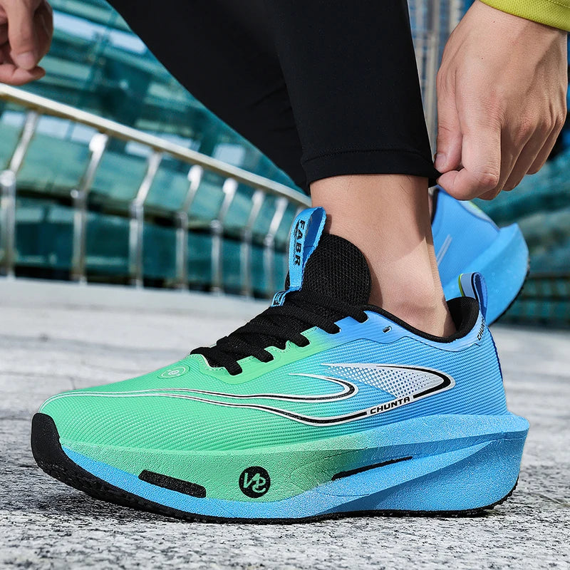 Mens Running Shoes 2025 New Professional Cushioned Breathable Marathon Fashion Sports Training Kightweight Sneakers for Man