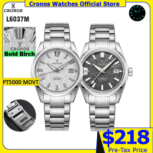 Montre automatique pour homme en acier inoxydable Case Shape: Round Case