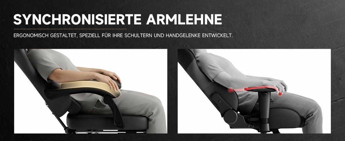 PINGGO Ergonomic Gaming Chair with Footrest Massage, PVC Leather PC Gaming Chair, Adjustable Reclining Office Chair with Lumbar Support