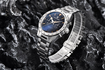 2026 New PAGANI DESIGN Retro Mens Watches Moon Quartz Watch For Men Speed Sports Chronograph AR Sapphire VK64 Clock Reloj Hombre