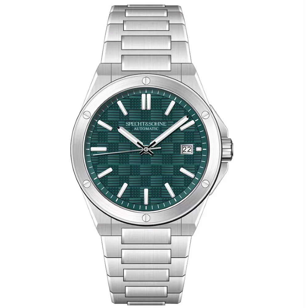 Specht&Sohne 2025 New 38MM Men's Watches Automatic Watch Japan Miyota 8215 Movt Steel Sapphire Crystal Reloj Homb Waterproof