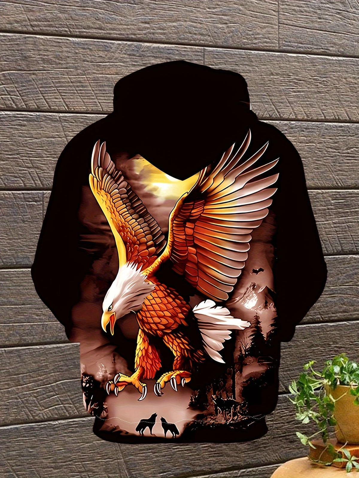 2025 Fashion Cool Eagle Men's Hoodie 3D Printed Hoodies Edition Trend American Eagle Men's Sportswear Kids Casual Unisex Pullover