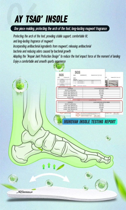 IRUNSVAN Carbon Fiber Sneakers Beginner/Advanced Running Shoes Breathable and Comfortable Thick Bottom Training Shoes unisex 130