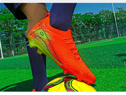 New Men's Football Boots Sneakers FG Soccer Shoes Training Wholesale Top Quality Cleats Non-Slip Drop Shipping Unisex Adult