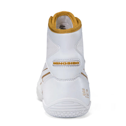 2026 Lightweight Wrestling Shoes For Men Professional Boxing Training Sneakers Large Size Black White Gym Outdoor Sports