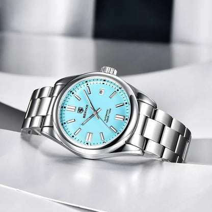 BENYAR New BY-5185M Luxury Automatic Watch 10Bar Waterproof Stainless Steel Men's Mechanical Watch Men's Sports Watch
