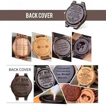 Automatic Mechanical Watch BOBO BIRD New Top Business Men Wooden Wristwatch Unique Custom Engraved Watches Christmas Gift Box
