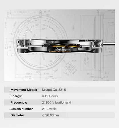 Leuchtende Automatikuhr aus Carbonfaser, 40 mm, Luxus-Taucheruhr, 100 m wasserdicht, Automatikuhr für Herren, Japan Miyota 8215 Uhrwerk