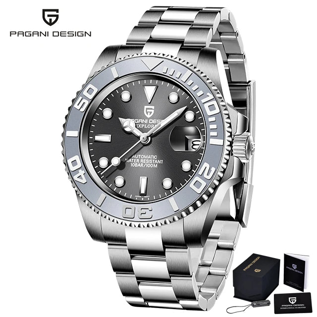 2025 New PAGANI DESIGN PD-1651 V3 Men Mechanical Watch Luxury Sapphire Glass Automatic Watch 40MM Stainless Steel Watch for Men